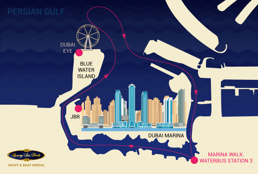Dubai Marina and JBR tour
